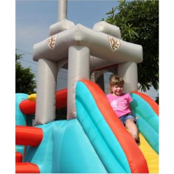 13 in 1 Happy Hop Inflatable Tramboline with Slide and Ball Pool Bouncy Castle 9021