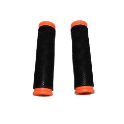 Αντιολισθητικές χειρολαβές Ποδηλάτου σε Μαύρο Πορτοκαλί