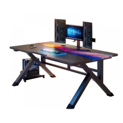 Γραφείο Gaming με Μεταλλικά Πόδια 120x60x75 – Σταθερό και Μοντέρνο