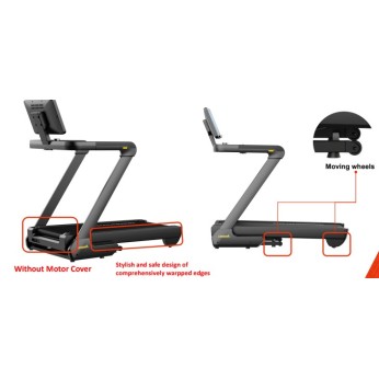 Επαγγελματικός διάδρομος γυμναστικής GymGus 4HP με ανάκληση έως 12 μοίρες και μέγιστη ταχύτητα 20km/h Επαγγελματικός διάδρομος γυμναστικής GymGus 4HP με ανάκληση έως 12 μοίρες και μέγιστη ταχύτητα 20km/h