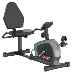 Μαγνητικό Καθιστό Ποδήλατο Γυμναστικής GymGus με οθόνη και μετρητή ταχύτητας απόστασης και θερμίδων καρδιακών παλμών
