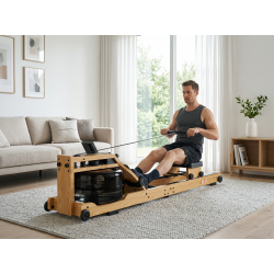 Ξύλινη Κωπηλατική νερού GymGus με δεξαμενή 12 λίτρων για χρήστη έως 120kg