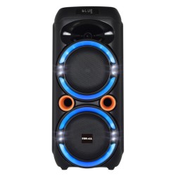 Σύστημα Karaoke FOR ALL ηχείο επαναφορτιζόμενο 30W με ασύρματο μικρόφωνο λειτουργεία ράδιο και μπαταρία 3000mah FG206-17