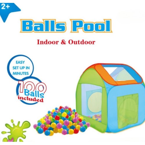 Παιδική Σκήνη - Παιδότοπος Παιχνιδιού Balls Pool 2 σε 1 με 100 Μπαλάκια Παιδική Σκήνη - Παιδότοπος Παιχνιδιού Balls Pool 2 σε 1 με 100 Μπαλάκια