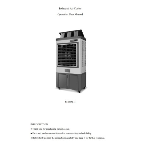 Air cooler Joyhi Forall 660W με δεξαμενή νερού 130 λίτρα Air cooler Joyhi Forall 660W με δεξαμενή νερού 130 λίτρα