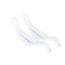 Σετ Μπράτσα στήριξης βοηθητικών ροδών για παιδικό ποδήλατα 14 έως 16 ίντσες λευκά
