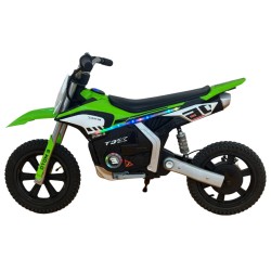 Ηλεκτροκίνητη παιδική μηχανή 24V  με μοτέρ 300W brushless σε πράσινο χρώμα