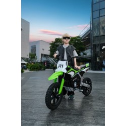 Ηλεκτροκίνητη παιδική μηχανή 24V  με μοτέρ 300W brushless σε πράσινο χρώμα