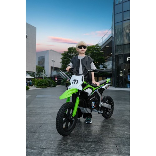 Ηλεκτροκίνητη παιδική μηχανή 24V  με μοτέρ 300W brushless σε πράσινο χρώμα