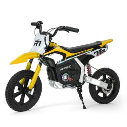 Ηλεκτροκίνητη παιδική μηχανή 24V  με μοτέρ 300W brushless σε κίτρινο χρώμα