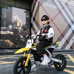 Ηλεκτροκίνητη παιδική μηχανή 24V  με μοτέρ 300W brushless σε κίτρινο χρώμα