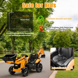 Ηλεκτροκίνητη παιδική μπουλντόζα - εκσκαφέας Licensed JCB 12V ηλικίας 3-7 ετών Ηλεκτροκίνητη παιδική μπουλντόζα - εκσκαφέας Licensed JCB 12V ηλικίας 3-7 ετών