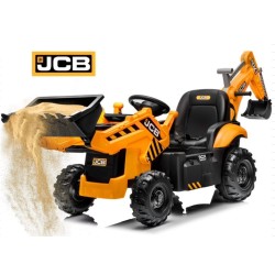 Ηλεκτροκίνητη παιδική μπουλντόζα - εκσκαφέας Licensed JCB 12V ηλικίας 3-7 ετών