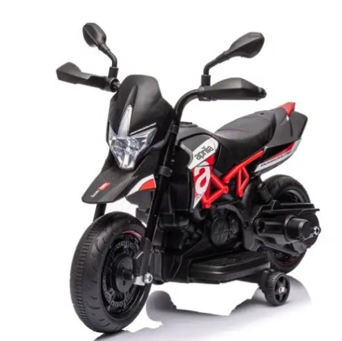 Ηλεκτροκίνητη παιδική μηχανή Licensed Aprilia Dorsoduro 900 6V σε Μαύρο - Κόκκινο Χρώμα Ηλεκτροκίνητη παιδική μηχανή Licensed Aprilia Dorsoduro 900 6V σε Μαύρο - Κόκκινο Χρώμα