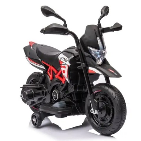 Ηλεκτροκίνητη παιδική μηχανή Licensed Aprilia Dorsoduro 900 6V σε Μαύρο - Κόκκινο Χρώμα Ηλεκτροκίνητη παιδική μηχανή Licensed Aprilia Dorsoduro 900 6V σε Μαύρο - Κόκκινο Χρώμα