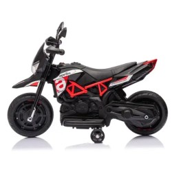 Ηλεκτροκίνητη παιδική μηχανή Licensed Aprilia Dorsoduro 900 6V σε Μαύρο - Κόκκινο Χρώμα Ηλεκτροκίνητη παιδική μηχανή Licensed Aprilia Dorsoduro 900 6V σε Μαύρο - Κόκκινο Χρώμα