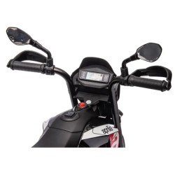 Ηλεκτροκίνητη παιδική μηχανή Licensed Aprilia Dorsoduro 900 6V σε Μαύρο - Κόκκινο Χρώμα Ηλεκτροκίνητη παιδική μηχανή Licensed Aprilia Dorsoduro 900 6V σε Μαύρο - Κόκκινο Χρώμα