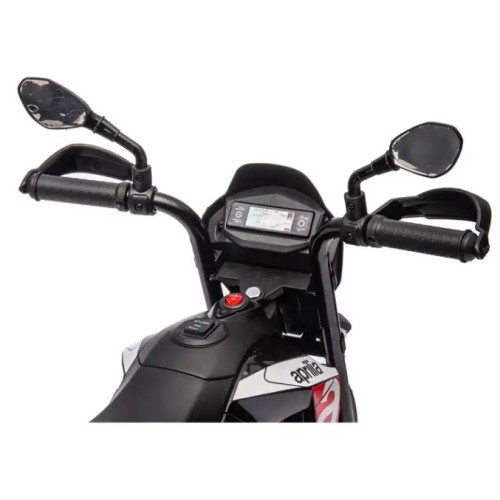 Ηλεκτροκίνητη παιδική μηχανή Licensed Aprilia Dorsoduro 900 6V σε Μαύρο - Κόκκινο Χρώμα Ηλεκτροκίνητη παιδική μηχανή Licensed Aprilia Dorsoduro 900 6V σε Μαύρο - Κόκκινο Χρώμα