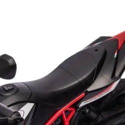 Ηλεκτροκίνητη παιδική μηχανή Licensed Aprilia Dorsoduro 900 6V σε Μαύρο - Κόκκινο Χρώμα 