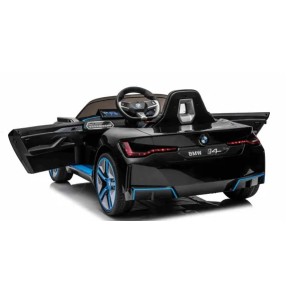 Ηλεκτροκίνητο παιδικό αυτοκίνητο Licensed BMW I4 12V με δερμάτινα καθίσματα και ελαστικά αυτοκινήτου μαύρο Ηλεκτροκίνητο παιδικό αυτοκίνητο Licensed BMW I4 12V με δερμάτινα καθίσματα και ελαστικά αυτοκινήτου μαύρο