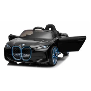 Ηλεκτροκίνητο παιδικό αυτοκίνητο Licensed BMW I4 12V με δερμάτινα καθίσματα και ελαστικά αυτοκινήτου μαύρο Ηλεκτροκίνητο παιδικό αυτοκίνητο Licensed BMW I4 12V με δερμάτινα καθίσματα και ελαστικά αυτοκινήτου μαύρο