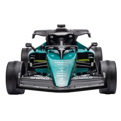 Ηλεκτροκίνητη Παιδική Formula Licensed Aston Martin 24V με δερμάτινο κάθισμα και ελαστικά τύπου αυτοκινήτου