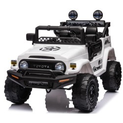 Ηλεκτροκίνητο Παιδικό Αυτοκίνητο Licensed Toyota FJ Cruiser 12v σε Λευκό