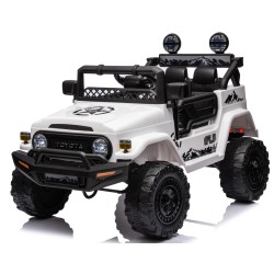 Ηλεκτροκίνητο Παιδικό Αυτοκίνητο Licensed Toyota FJ Cruiser 12v σε Λευκό