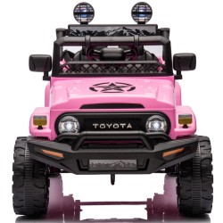Ηλεκτροκίνητο Παιδικό Αυτοκίνητο Licensed Toyota FJ Cruiser 12v σε Ροζ