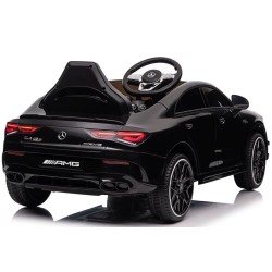 Ηλεκτροκίνητο Παιδικό Αυτοκίνητο Licensed Mercedes Benz CLA45 12v σε Μαύρο χρώμα