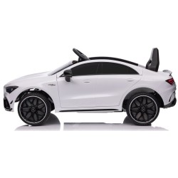 Ηλεκτροκίνητο Παιδικό Αυτοκίνητο Licensed Mercedes Benz CLA45 12v σε λευκό χρώμα