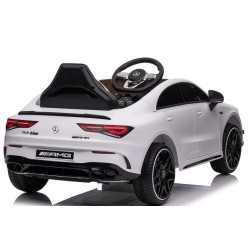 Ηλεκτροκίνητο Παιδικό Αυτοκίνητο Licensed Mercedes Benz CLA45 12v σε λευκό χρώμα