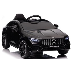 Ηλεκτροκίνητο Παιδικό Αυτοκίνητο Licensed Mercedes Benz CLA45 12v σε Μαύρο χρώμα