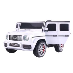 Ηλεκτροκίνητο παιδικό αυτοκίνητο Licensed Mercedes G63 12V λευκό