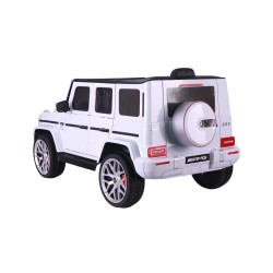 Ηλεκτροκίνητο παιδικό αυτοκίνητο Licensed Mercedes G63 12V λευκό