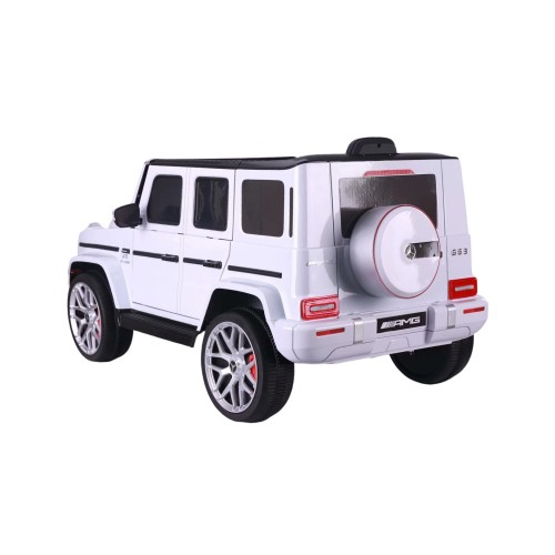 Ηλεκτροκίνητο παιδικό αυτοκίνητο Licensed Mercedes G63 12V λευκό