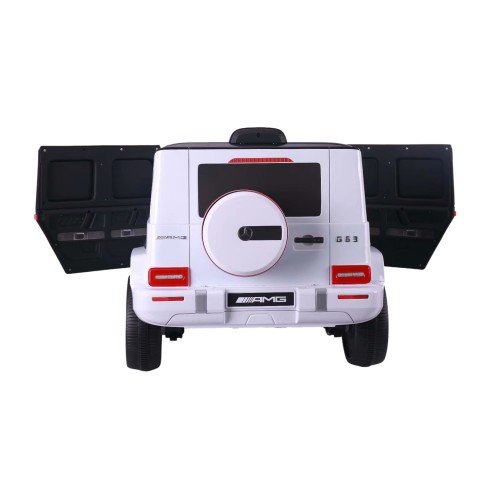 Ηλεκτροκίνητο παιδικό αυτοκίνητο Licensed Mercedes G63 12V λευκό