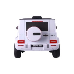 Ηλεκτροκίνητο παιδικό αυτοκίνητο Licensed Mercedes G63 12V λευκό