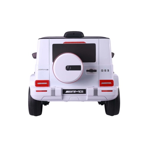 Ηλεκτροκίνητο παιδικό αυτοκίνητο Licensed Mercedes G63 12V λευκό