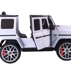 Ηλεκτροκίνητο παιδικό αυτοκίνητο Licensed Mercedes G63 12V λευκό