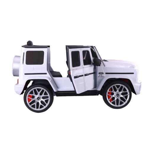 Ηλεκτροκίνητο παιδικό αυτοκίνητο Licensed Mercedes G63 12V λευκό