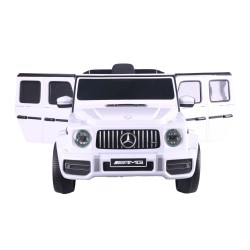Ηλεκτροκίνητο παιδικό αυτοκίνητο Licensed Mercedes G63 12V λευκό