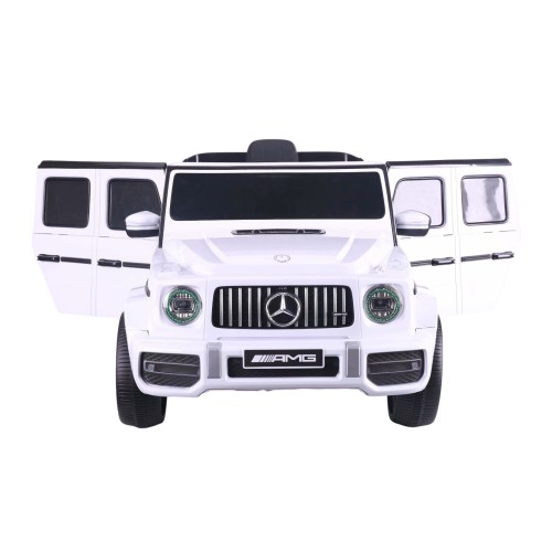 Ηλεκτροκίνητο παιδικό αυτοκίνητο Licensed Mercedes G63 12V λευκό