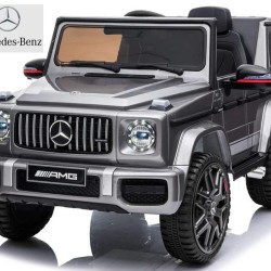 Ηλεκτρικό παιδικό αυτοκίνητο Mercedes benz G63 AMG Πρωτότυπο με MP3 12V γκρι BJ0002-G