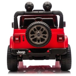 Ηλεκτροκίνητο Παιδικό Αυτοκίνητο Licensed Wrangler Rubicon Διθέσιο 24v κόκκινο με δερμάτινα καθίσματα και ελαστικά τύπου αυτοκινήτου Ηλεκτροκίνητο Παιδικό Αυτοκίνητο Licensed Wrangler Rubicon Διθέσιο 24v κόκκινο με δερμάτινα καθίσματα και ελαστικά τύπου αυτοκινήτου