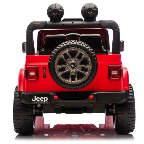 Ηλεκτροκίνητο Παιδικό Αυτοκίνητο Licensed Wrangler Rubicon Διθέσιο 24v κόκκινο με δερμάτινα καθίσματα και ελαστικά τύπου αυτοκινήτου Ηλεκτροκίνητο Παιδικό Αυτοκίνητο Licensed Wrangler Rubicon Διθέσιο 24v κόκκινο με δερμάτινα καθίσματα και ελαστικά τύπου αυτοκινήτου