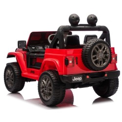 Ηλεκτροκίνητο Παιδικό Αυτοκίνητο Licensed Wrangler Rubicon Διθέσιο 24v κόκκινο με δερμάτινα καθίσματα και ελαστικά τύπου αυτοκινήτου Ηλεκτροκίνητο Παιδικό Αυτοκίνητο Licensed Wrangler Rubicon Διθέσιο 24v κόκκινο με δερμάτινα καθίσματα και ελαστικά τύπου αυτοκινήτου