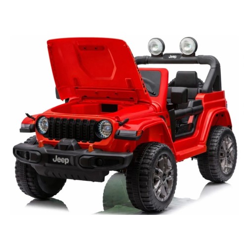 Ηλεκτροκίνητο Παιδικό Αυτοκίνητο Licensed Wrangler Rubicon Διθέσιο 24v κόκκινο με δερμάτινα καθίσματα και ελαστικά τύπου αυτοκινήτου Ηλεκτροκίνητο Παιδικό Αυτοκίνητο Licensed Wrangler Rubicon Διθέσιο 24v κόκκινο με δερμάτινα καθίσματα και ελαστικά τύπου αυτοκινήτου