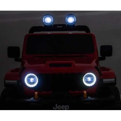 Ηλεκτροκίνητο Παιδικό Αυτοκίνητο Licensed Wrangler Rubicon Διθέσιο 24v κόκκινο με δερμάτινα καθίσματα και ελαστικά τύπου αυτοκινήτου Ηλεκτροκίνητο Παιδικό Αυτοκίνητο Licensed Wrangler Rubicon Διθέσιο 24v κόκκινο με δερμάτινα καθίσματα και ελαστικά τύπου αυτοκινήτου