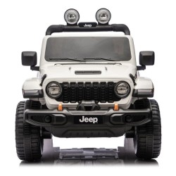 Ηλεκτροκίνητο Παιδικό Αυτοκίνητο Licensed Wrangler Rubicon Διθέσιο 24v λευκό με δερμάτινα καθίσματα και ελαστικά τύπου αυτοκινήτου Ηλεκτροκίνητο Παιδικό Αυτοκίνητο Licensed Wrangler Rubicon Διθέσιο 24v λευκό με δερμάτινα καθίσματα και ελαστικά τύπου αυτοκινήτου